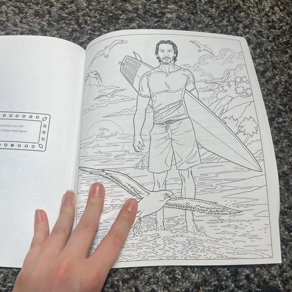 Keanu Reeves Coloring Book - Picture 2 of 5